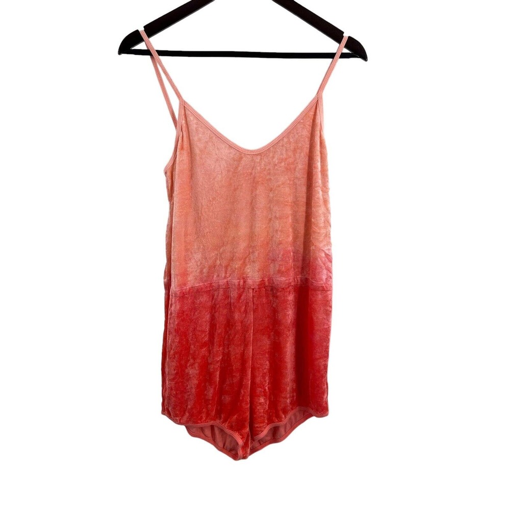 LAMade Pink Velour‎ Romper Small